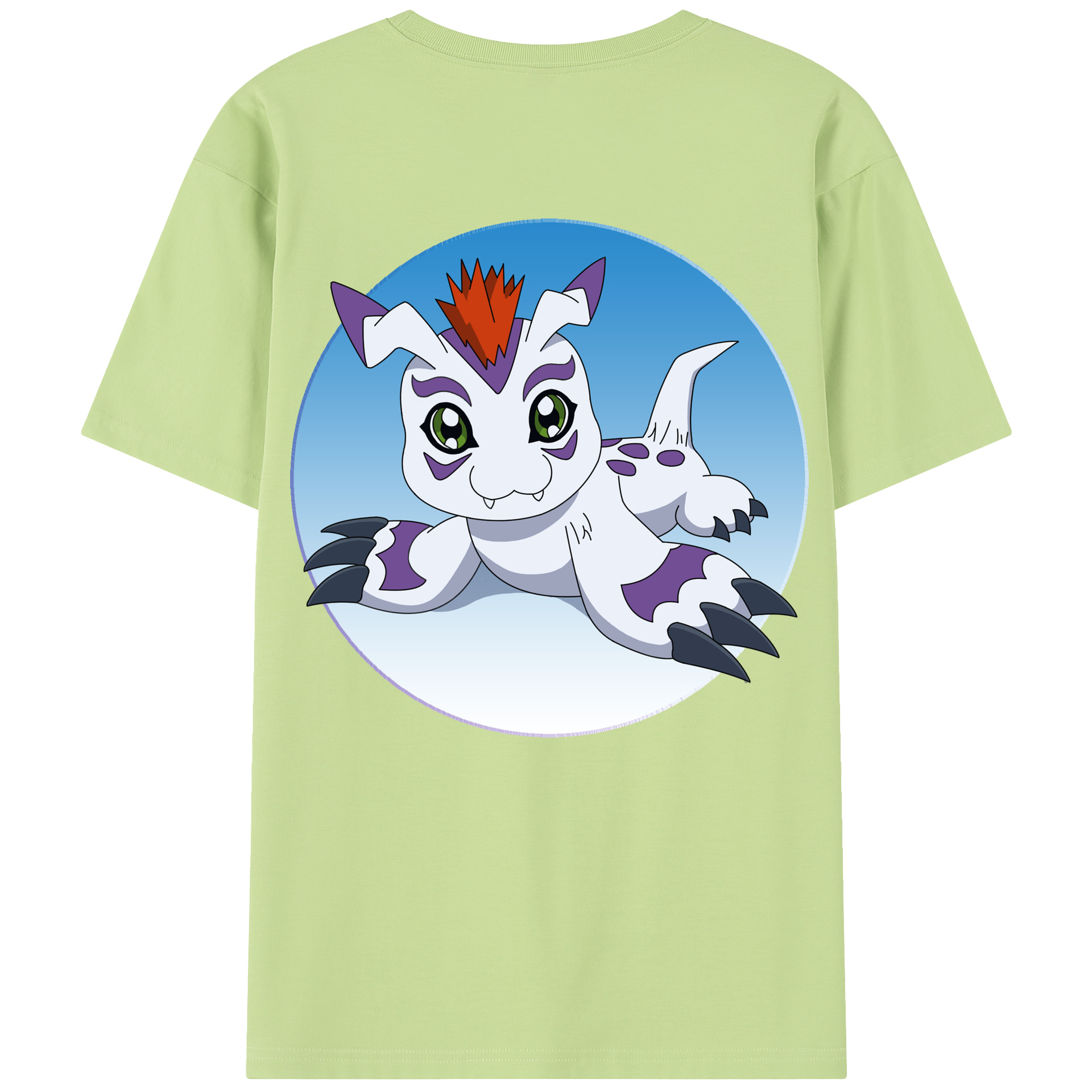 （画像用） Digimon デジタルモンスター/デジモン 綿100％半袖Tシャツ（背面プリント）